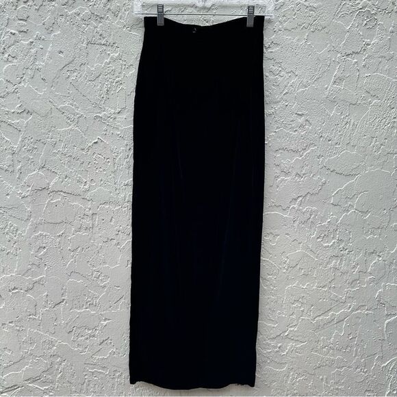 JESSICA MCLINTOCK GUNNE SAX Skirt Size 7/8 Vintage Long Maxi Velvet Bow - Picture 10 of 16